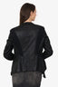 Donna Karen Black Waterfall Front Jacket Estimated Size M