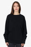 Extreme Cashmere Black Knit Long Sleeve Top Estimated Size M