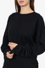 Extreme Cashmere Black Knit Long Sleeve Top Estimated Size M
