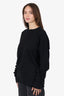 Extreme Cashmere Black Knit Long Sleeve Top Estimated Size M