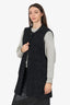 Isabel Marant Grey Wool Sleeveless Jacket Size 34