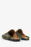 Dries Van Noten Green Pony Hair Mules Size 40 Mens