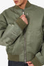 Dries Van Noten Green Nylon Bomber Jacket Size M Mens