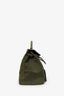 Readymade Green Canvas Leather Trim Large Doll Bag