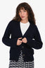 Lisa Yang Navy Cashmere Buttoned Cardigan Size 0