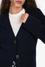 Lisa Yang Navy Cashmere Buttoned Cardigan Size 0