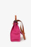 Hermès 2018 L3 Rose Pourpre Canvas/Leather Herbag 31