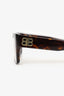 Balenciaga Dark Brown Tortoiseshell Non Prescription Eyeglasses