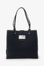 Fendi Blue Denim Baguette Buckle Square Tote Square