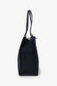 Fendi Blue Denim Baguette Buckle Square Tote Square