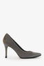 Stuart Weitzman Silver Metallic Pointed Heels Size 6.5