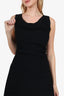 Bottega Veneta Black Wool Sleeveless Dress Size 40