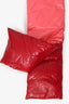 Moncler Pink/Red Down Puffer Scarf