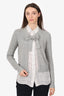Robert Rodriguez Grey Cashmere Cardigan Size S