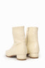 By Far Cream Low Heel Booties Size 39