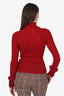 Philosophy Red Ribbed Top Size 4