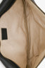 Gucci Black Leather Web Belt Bag