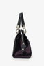 Vivienne Westwood Black Leater/Velvet Orb Bowling Bag