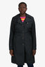 Burberry Black Nylon Trench Size 10