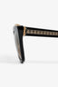 Chrome Hearts Black/Gold Acrylic Cat Eye Sunglasses