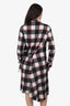 3.1 Phillip Lim Red Plaid Button Up Dress Size 10
