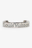 Louis Vuitton x Nigo Silver Tone Squared Strass Bracelet Size M