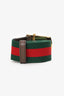 Gucci x Palace Green/Red Web Skater Belt