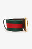 Gucci x Palace Green/Red Web Skater Belt