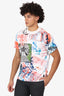 Louis Vuitton x Fornasetti 21FW White/Multicolour Printed T-Shirt Size S