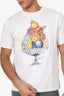 Casablanca White Celestial Pyramid Printed T-Shirt Size L Mens