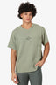Helmut Lang Green Knit Jersey T-Shirt Size XL Mens