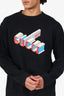 Gucci Black 3D Logo Long Sleeve Shirt Size L Mens