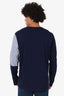 Marni Navy Striped Long Sleeve T-Shirt Size 50 Mens