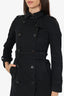 Burberry Black 'The Kensington' Trench Coat Size 4