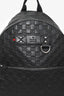 Gucci Black Leather Guccissima GG Signature Backpack