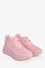 Alexander McQueen Pink Leather Oversize Sneakers