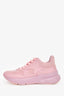 Alexander McQueen Pink Leather Oversize Sneakers