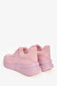 Alexander McQueen Pink Leather Oversize Sneakers