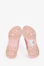 Alexander McQueen Pink Leather Oversize Sneakers