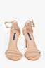 Stuart Weitzman Beige Leather Sandals Size 9.5