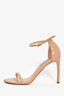 Stuart Weitzman Beige Leather Sandals Size 9.5