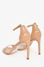Stuart Weitzman Beige Leather Sandals Size 9.5