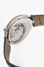 Breguet Stainless Steel Blue Alligator 'Reine de Naples 8967' Mother Of Pearl Watch