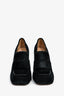 Sportmax Black Pony Hair Heeled Loafers Size 40