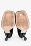 Sportmax Black Pony Hair Heeled Loafers Size 40