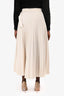 Brunello Cucinelli Beige Pleated Maxi Skirt Size 42