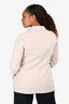 'S Max Mara Blush Virgin Wool Buttoned Blazer Size 8