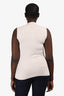 'S Max Mara Beige Mock Neck Sleeveless Top Estimated Size M