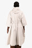Max Mara Beige Cotton 'The Cube' Cinched Coat Size M
