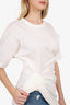 Alexander Wang White Ruched T-shirt Dress Size XS